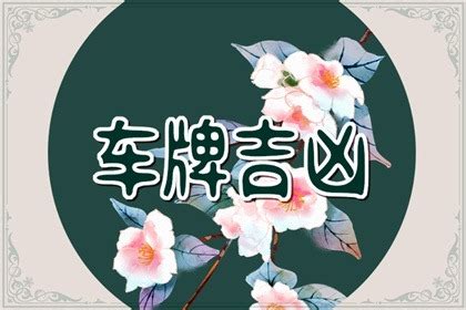 车牌英文字母吉凶